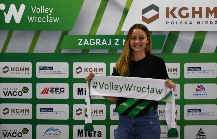 Kolejny mocny transfer #VolleyWrocław. Klub zasila nowa przyjmująca, materiały prasowe