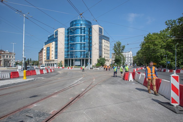 Pierwszy przystanek tramwaju na Nowy Dwór gotowy!, UM Wrocławia