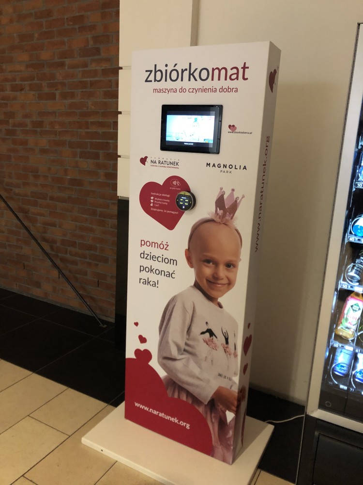 We Wrocławiu stanął dobromat. Za datek na chore dzieci zapłacisz kartą [ZDJĘCIA, WIDEO], mat. pras.