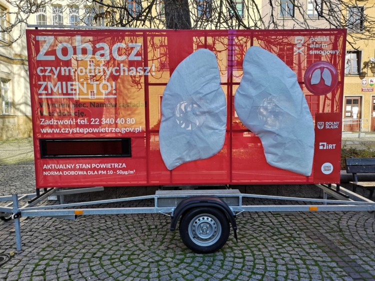 Smogowe Płuca we Wrocławiu. Na własne oczy zobacz, czym oddychasz!, UMWD