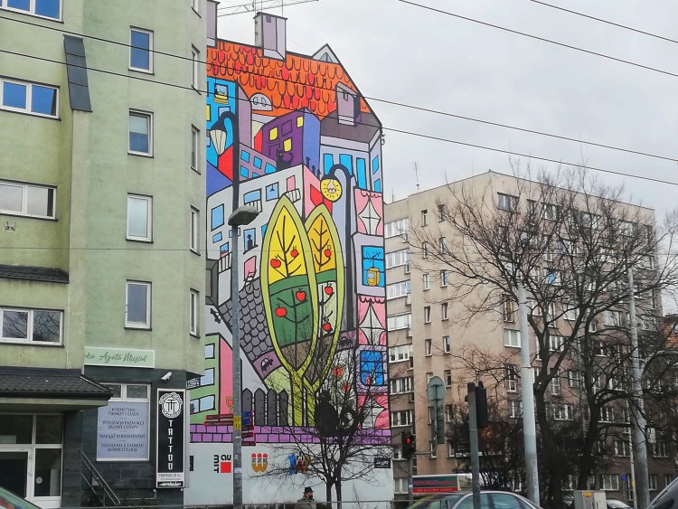 Najstarszy wrocławski mural przypadkiem przeszedł renowację [ZOBACZ], mgo