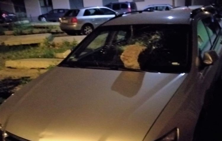 Agresywny mężczyzna rzucał cegłami w samochody. Trafił do aresztu [ZOBACZ], Policja wrocławska