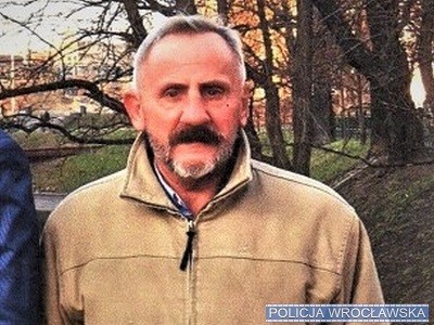 Zaginął 61-letni Marian Janowski [ZDJĘCIE, RYSOPIS], Policja wrocławska