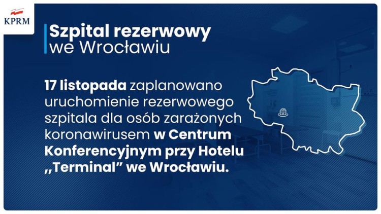 Rusza szpital covidowy we Wrocławiu. Premier: 