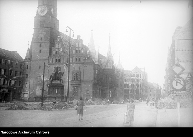 Pierwsze chwile Wrocławia po wojnie. Tak żyli nasi dziadkowie i rodzice, Narodowe Archiwum Cyfrowe