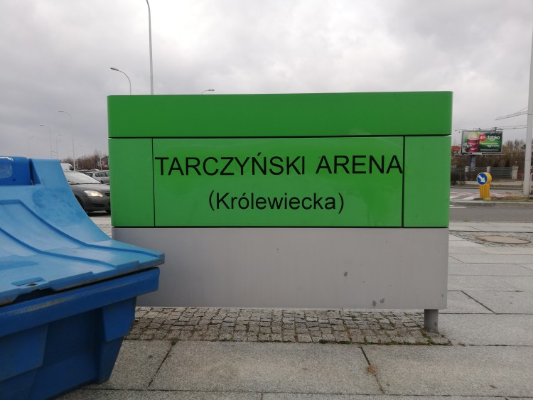 Tarczyński Arena. Nowe nazwy przystanków już obowiązują [ZDJĘCIA], mgo