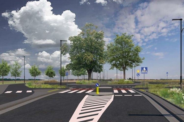 Wrocław: tak będą wyglądać nowe drogi i rondo na Jagodnie i Wojszycach [WIZUALIZACJE], ZIM