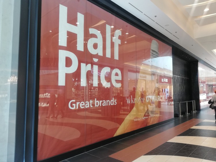 Wrocław: Nowy sklep HalfPrice szykuje się na otwarcie w kolejnej galerii handlowej, mgo
