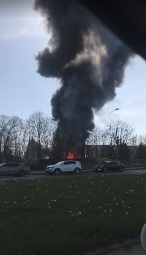 Olbrzymi słup ognia i dymu. Pożar we Wrocławiu, Lech Kośmidek