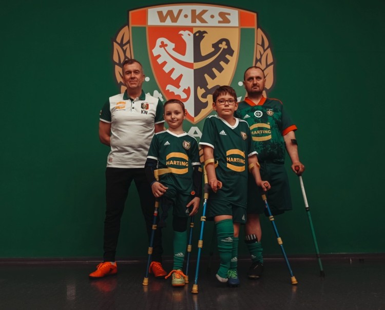 We Wrocławiu powstała drużyna ampfutbolu. To piłka nożna osób niepełnosprawnych [WIDEO], Śląsk Wrocław