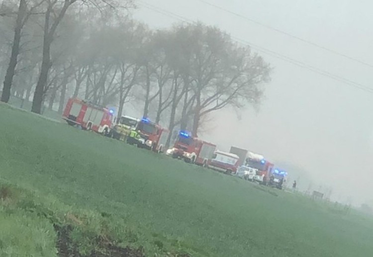 Poważny wypadek na trasie Wrocław-Strzelin. Autobus zderzył się z oplem, Igor