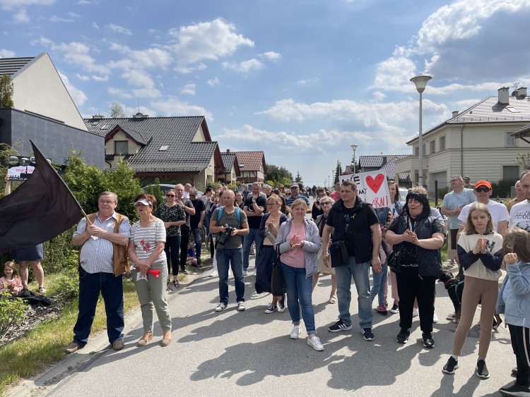 Wrocław: Protest przeciwko budowie spalarni śmieci [ZDJĘCIA], STOP Wrocławskiej Spalarni