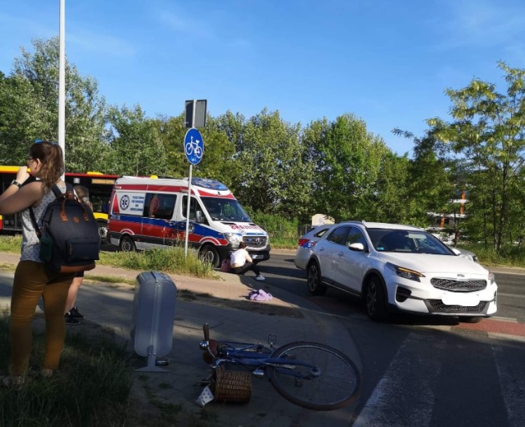 Fatalne spotkanie dwóch kobiet. Jedna jechała autem, a druga na rowerze, Katarzyna Wojciukiewicz