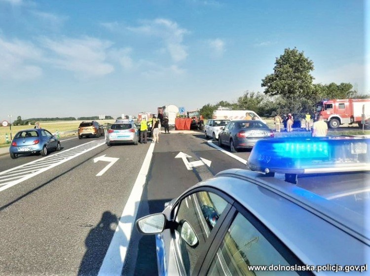 Traktorzysta zginął w wypadku pod Wrocławiem, 