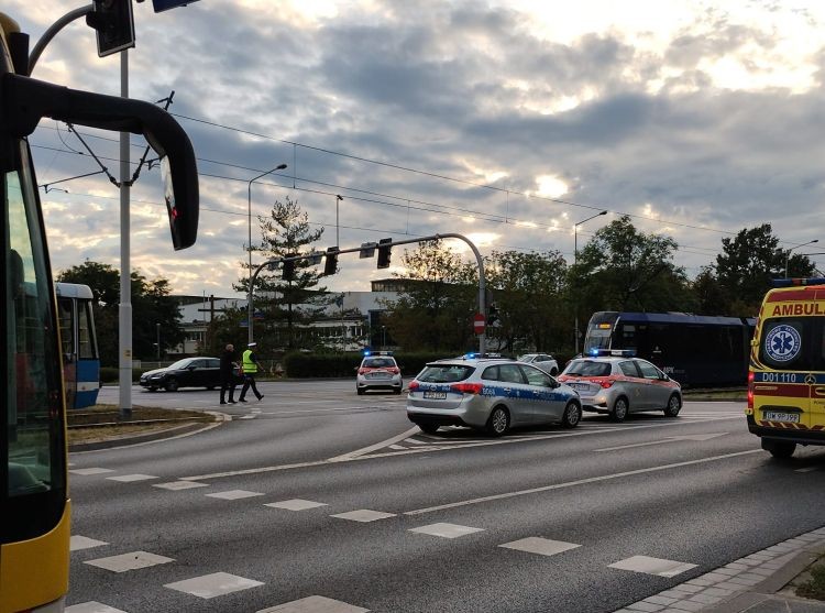 Wrocław: Rowerzysta zderzył się z tramwajem. Trafił do szpitala, Agnieszka Gawlik