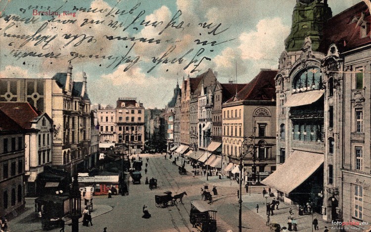 Wrocławski Rynek sto lat temu. Unikatowe zdjęcia!, fotopolska.eu