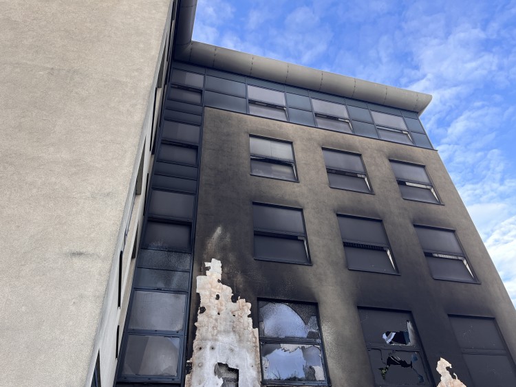 Wrocław: Pożar budynku Uniwersytetu Przyrodniczego. Trwa szacowanie strat [ZDJĘCIA], Jakub Jurek