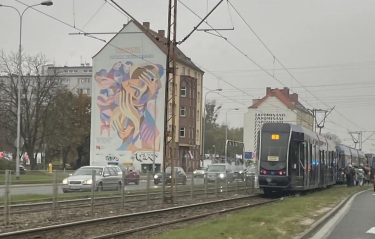 Wrocław: Potrącenie pieszej przez tramwaj na ulicy Legnickiej, Sebastian Wilk