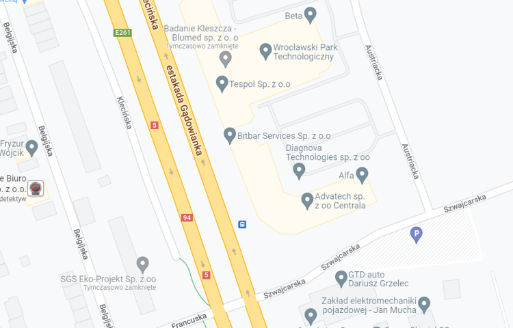 Wrocław: Zmiany w organizacji ruchu na kilku ulicach, google