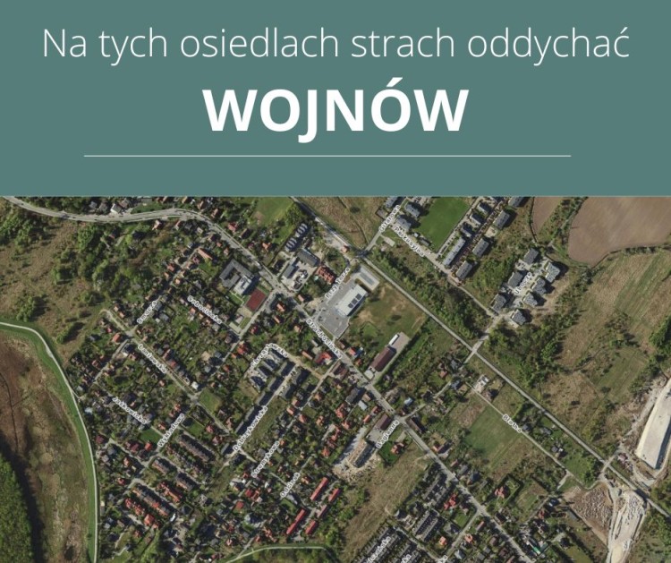 Na tych osiedlach we Wrocławiu strach oddychać. Tu sąsiad truje sąsiada, Ortofotomapa/Geoportal Wrocław