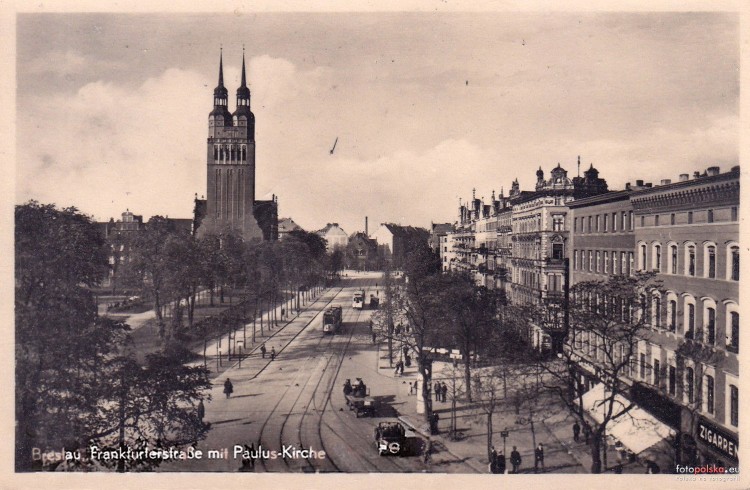 Poznajesz ulicę Legnicką? Przed wojną to była najpiękniejsza ulica Wrocławia, fotopolska.eu