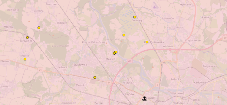 Kolejne martwe dziki we Wrocławiu. Były zakażone ASF, https://bip.wetgiw.gov.pl/asf/mapa/
