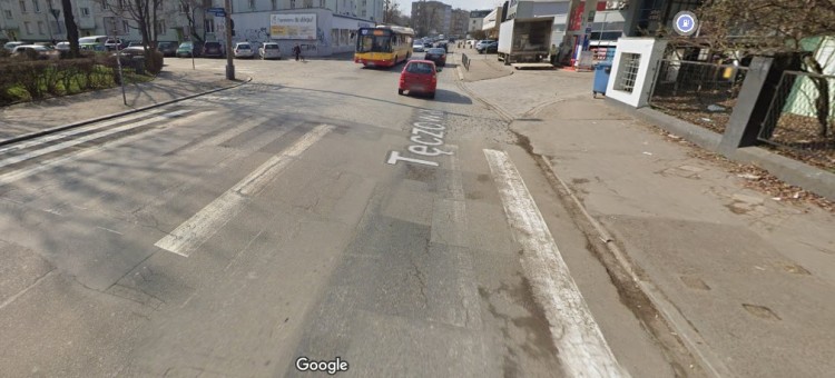 Lepiej tu uważać. Niebezpieczne przejścia dla pieszych we Wrocławiu, Google Maps