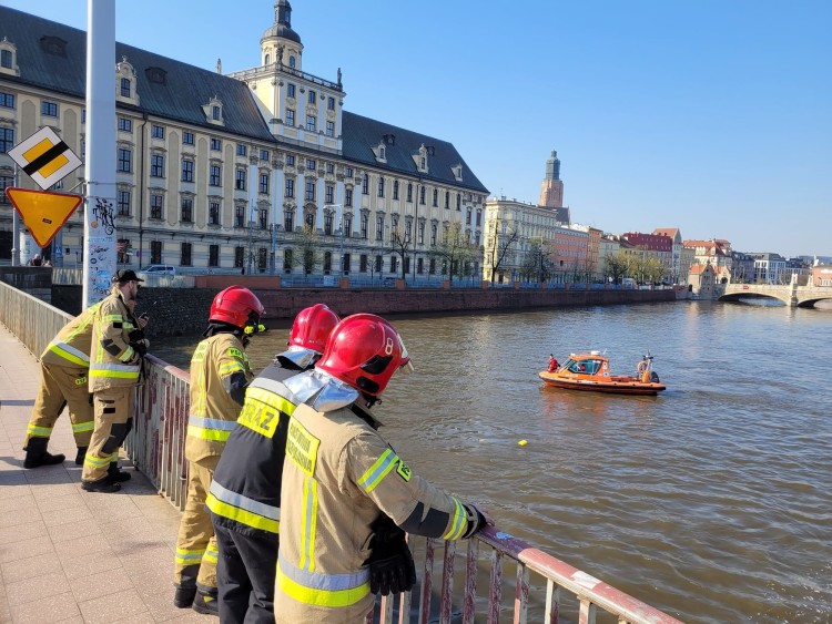 Wrocław: Alarm na Odrze. Turysta zauważył ciało w wodzie, Dolnośląskie WOPR/Facebook