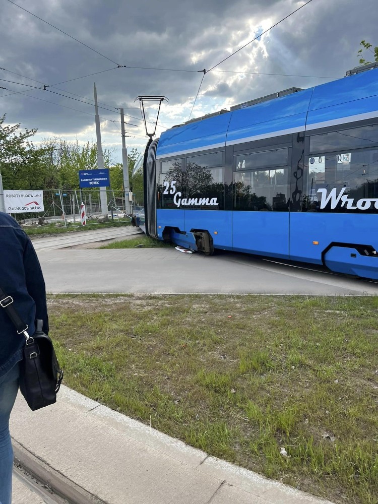 Wrocław: Wykolejenie tramwaju przy zajezdni Borek, Paweł Niedziółka