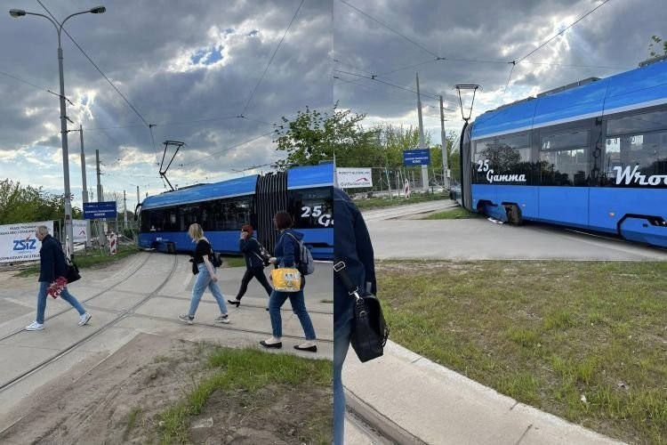 Wrocław: Wykolejenie tramwaju przy zajezdni Borek, Paweł Niedziółka