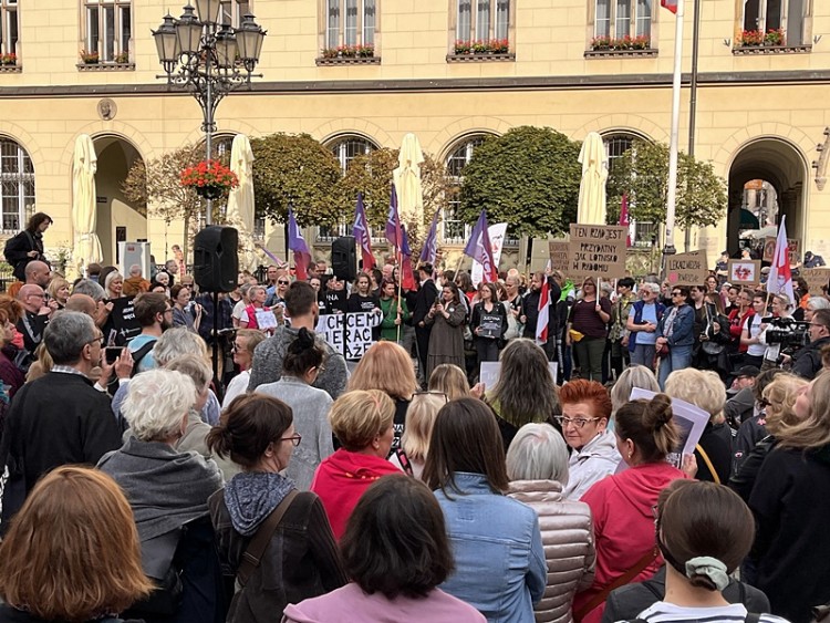 Strajk Kobiet protestował we Wrocławiu: 
