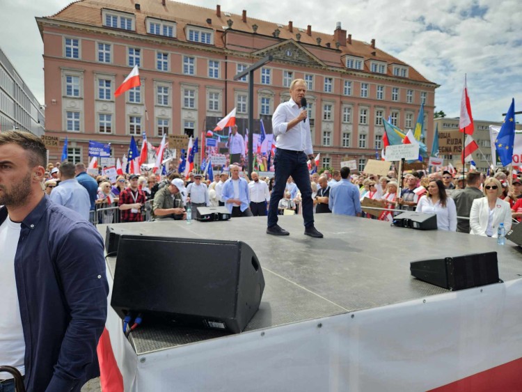 Donald Tusk we Wrocławiu: 