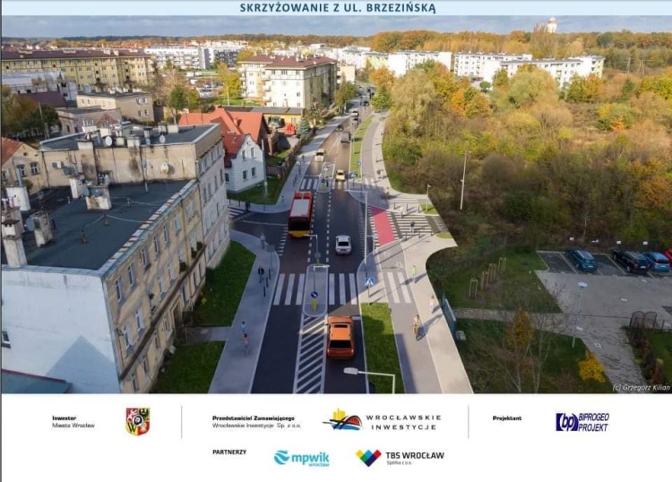 Wrocław: Rusza remont ulicy Dolnobrzeskiej. Przez pół roku kierowcy będą jeździć naokoło, Wrocławskie Inwestycje