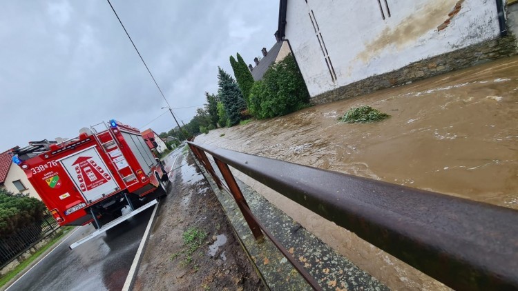 Czy po ulewach grozi nam powódź? Czerwony alarm w kilku miejscach, zdjęcie ilustracyjne/OSP Pustków Żurawski