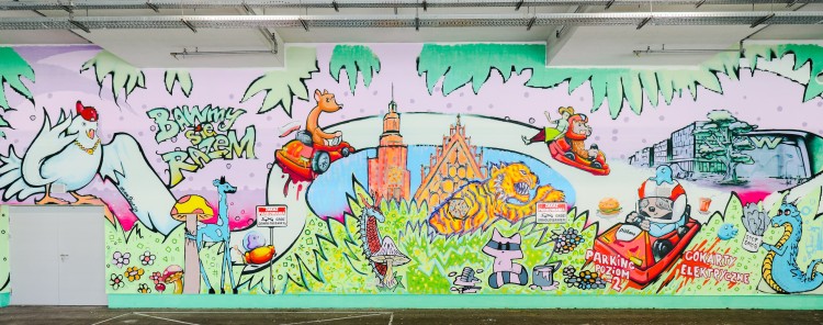 Nowy mural we Wrocławiu. Powstał we Wroclavii i… oczyszcza powietrze, 