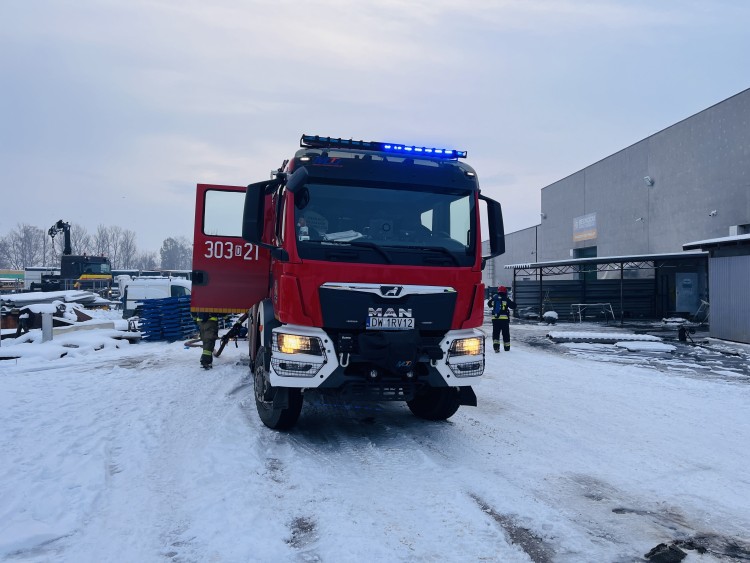 Wrocław: Pożar w hali magazynowej przy Opolskiej, Jakub Jurek