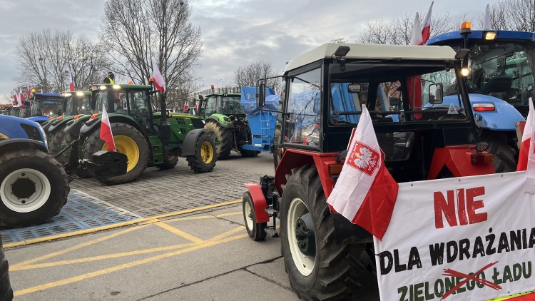 Wielka blokada Wrocławia - rolnicy strajkowali w centrum. 