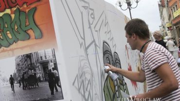Twórca animacji dla Pink Floyd maluje mural we Wrocławiu