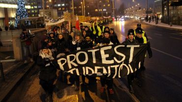 Protest Studentów przeszedł przez Wrocław [DUŻO ZDJĘĆ, VIDEO]