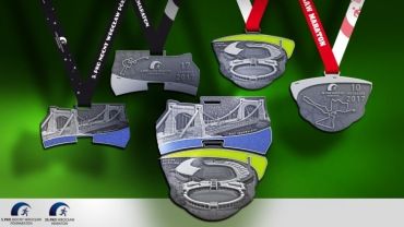 Wyjątkowe medale największych wrocławskich biegów