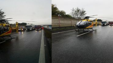 Śmiertelny wypadek na A4, blokada autostrady i korki [ZDJĘCIA]