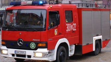 Wrocław: pożar samochodu w okolicy Rynku