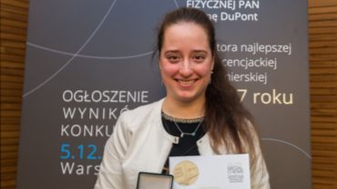 Srebrny Medal Chemii w rękach studentki z Wrocławia