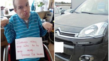 Nie udało się odzyskać auta niepełnosprawnego Piotra z Leśnicy. Jest zbiórka na nowy samochód