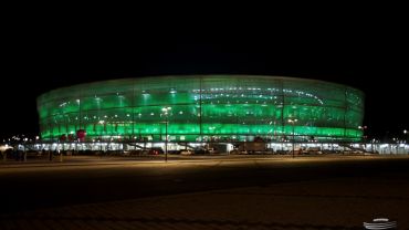 Stadion Wrocław będzie świecił na zielono