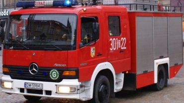 Wrocławski strażnik uratował dzieci z pożaru
