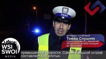 Wrocławska policja uczy ukraińskich kierowców. „Jeżeli jest ograniczenie 50 km/h, to jedziemy 50 km/h”