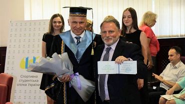 Adam Roczek z tytułem doctora honoris causa Uniwersytetu w Kijowie