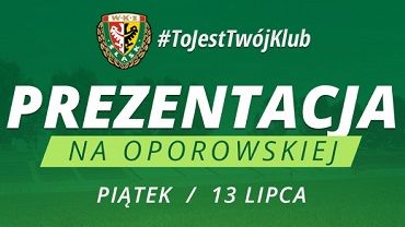 Piłkarze Śląska w piątek oficjalnie zaprezentują się kibicom