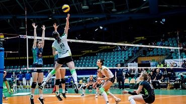Aleksandra Rasińska atakującą Volleyball Wrocław